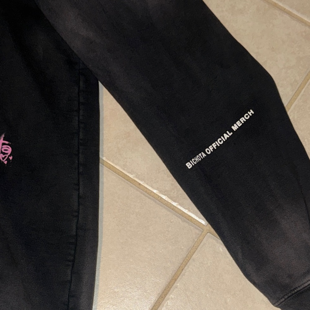 Karol G Bichota Season Bunny Washed Black Hoodie - Picture 4 of 7